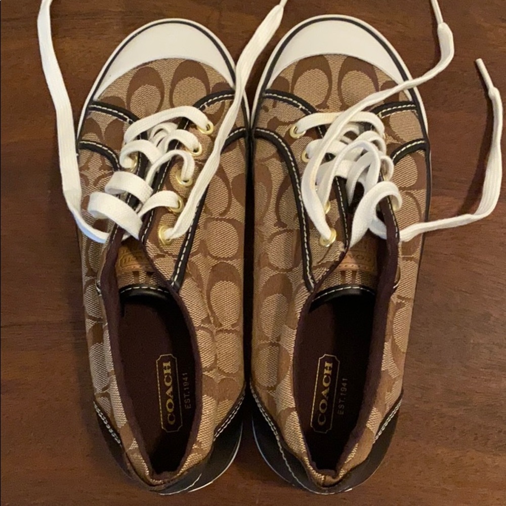 Brand new Coach signature shoes